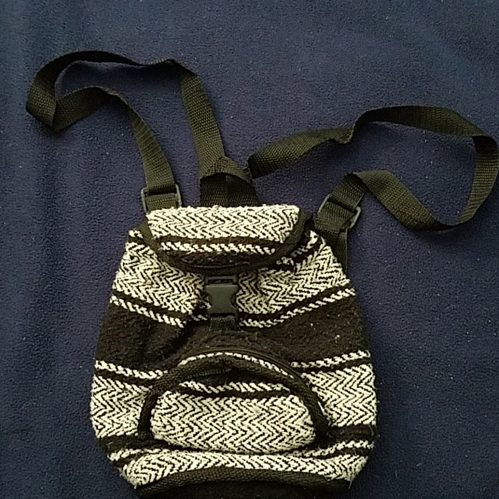 Handmade mini backpack